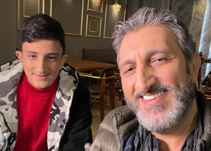 یوسف صیادی و پسرش 